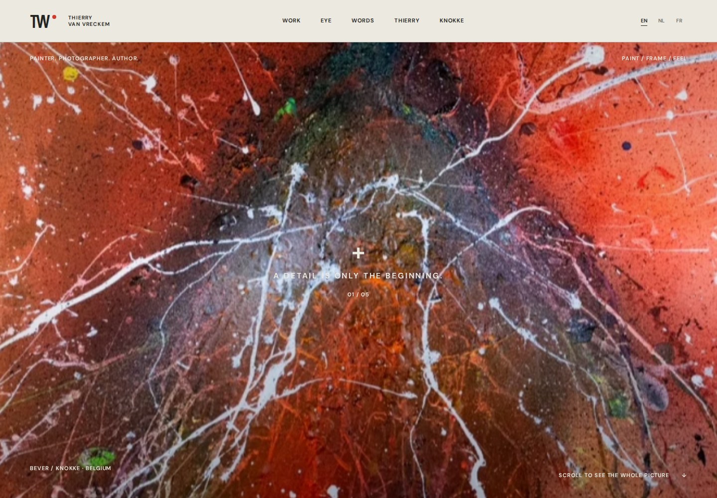 Thierry · Aperçu du site